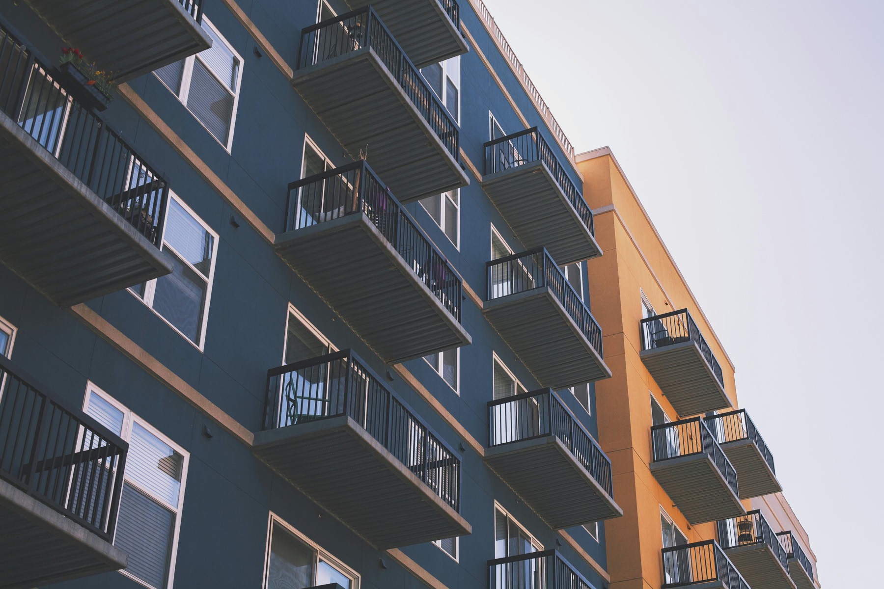 Multifamily apartment building exterior